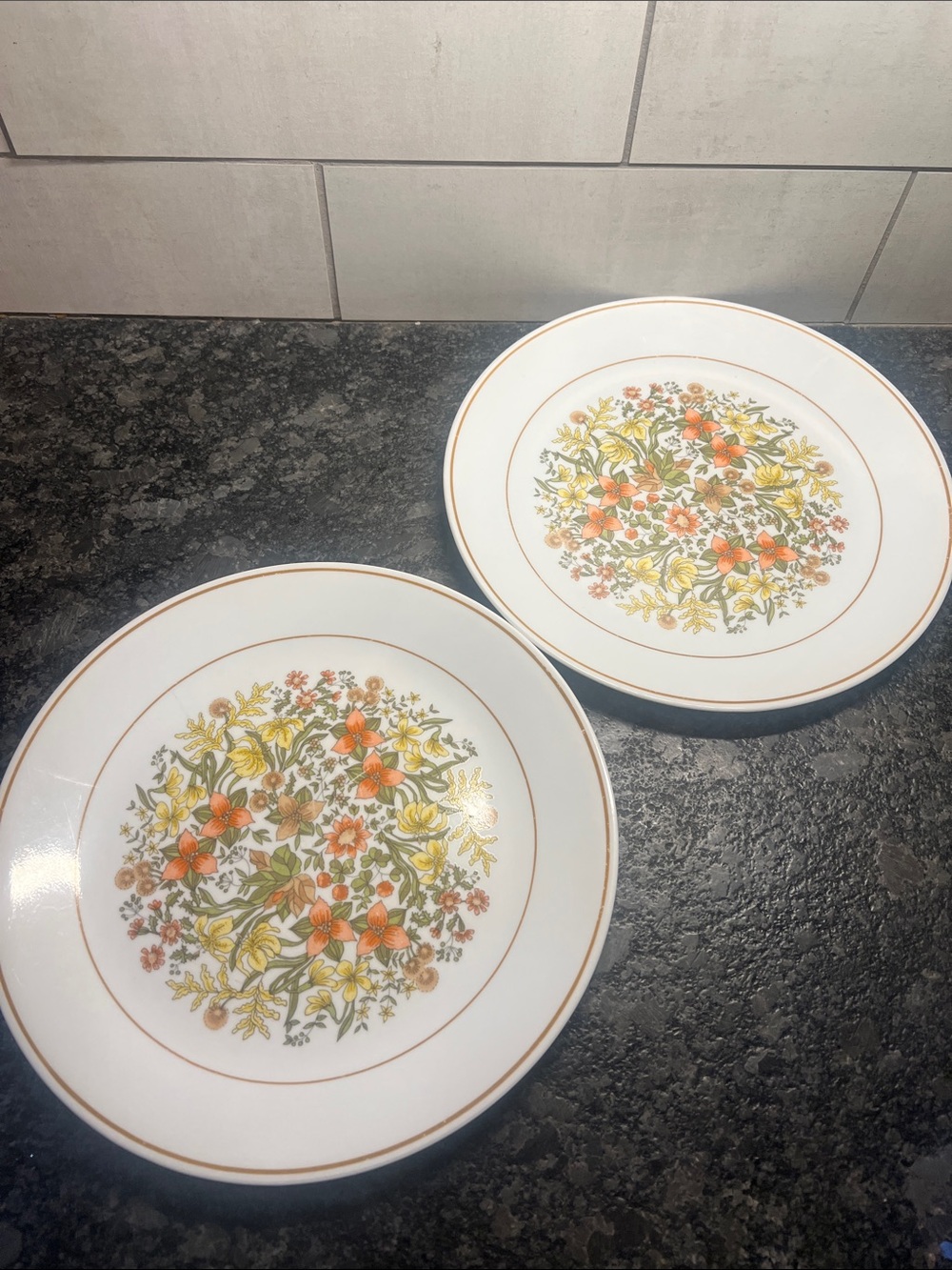 Corelle Indian Summer  Floral Dinner Plate. Great condition. 10.4 “.